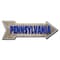 Signmission Pennsylvania Arrow Decal Funny Home Decor 18in Wide D-A-999678 - alternate 1